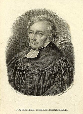 Portrait de Friedrich Daniel Ernst Schleiermacher