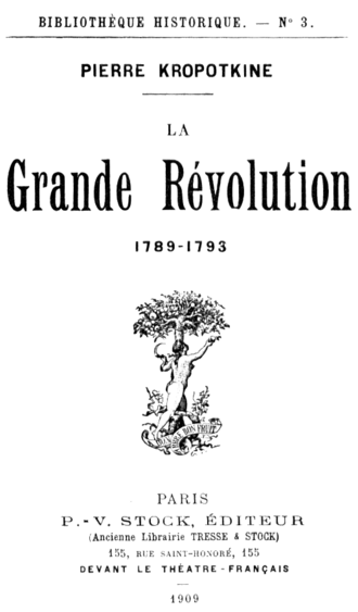 La Grande Révolution — page de titre