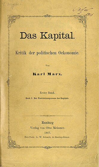 Le Capital — page de titre