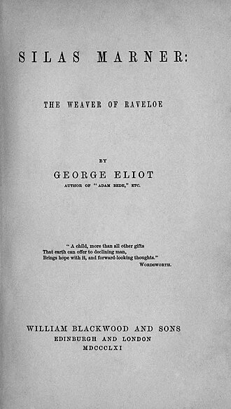 Silas Marner — page de titre