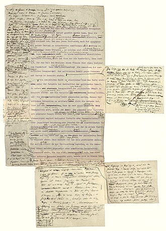 Économie et Société — page de titre