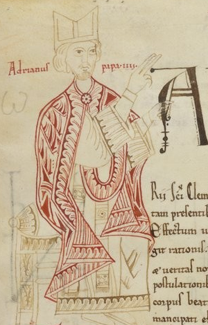 Portrait de Adrien IV