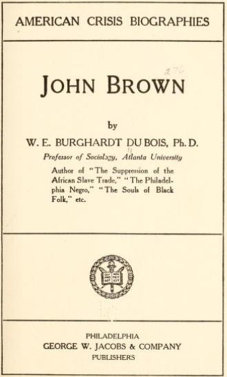 John Brown — page de titre