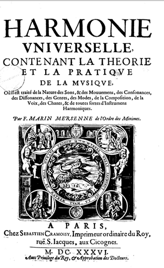 Harmonie universelle — page de titre