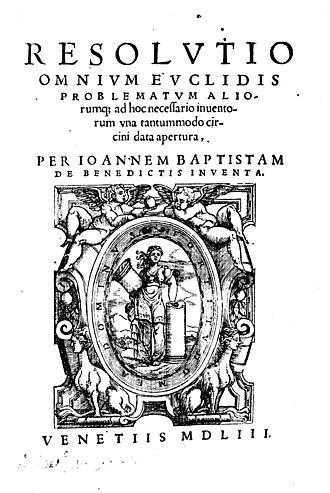 Portrait de Giovanni Battista Benedetti