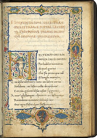 Les Triomphes — page de titre