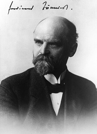 Portrait de Ferdinand Tönnies