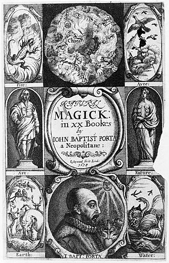 Magia naturalis — page de titre
