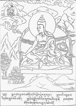 Portrait de Asanga