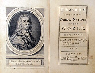Les Voyages de Gulliver — page de titre