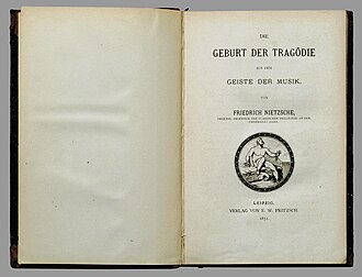 La Naissance de la tragédie — page de titre