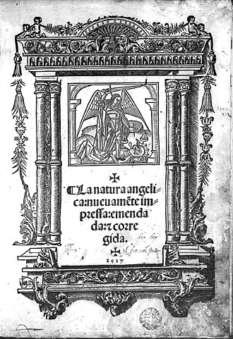 Llibre dels àngels — page de titre
