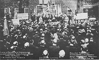 Czechoslovak declaration of independence — page de titre