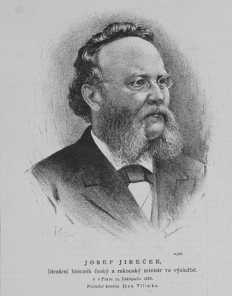 Portrait de Josef Jireček