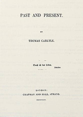 Past and Present — page de titre