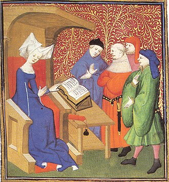 Portrait de Christine de Pizan