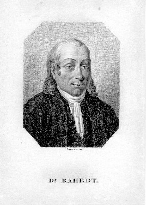 Portrait de Karl Friedrich Bahrdt