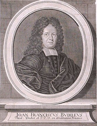 Portrait de Johann Franz Buddeus