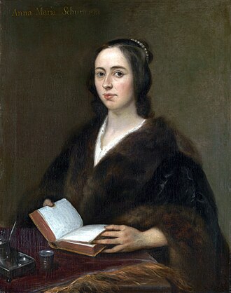 Portrait de Anne Marie de Schurman