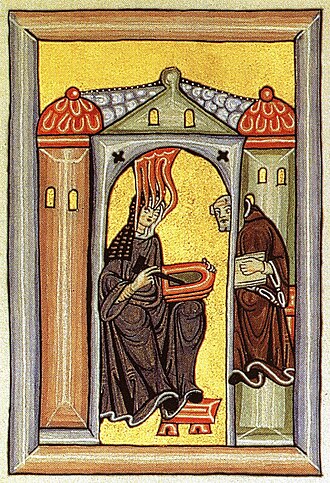 Portrait de Hildegarde de Bingen