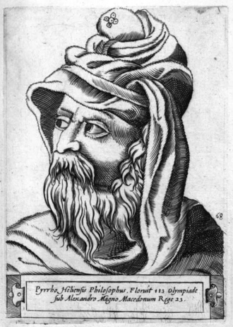Portrait de Pyrrhon d'Élis