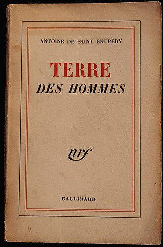 Terre des hommes — page de titre
