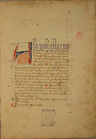 Scala Dei — page de titre