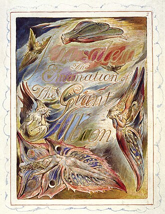 Jerusalem The Emanation of the Giant Albion — page de titre