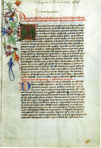 De la docte ignorance — page de titre
