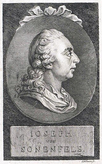 Portrait de Joseph von Sonnenfels