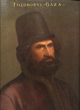 Portrait de Théodore Gaza