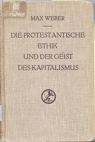 L'Éthique protestante et l'esprit du capitalisme — page de titre