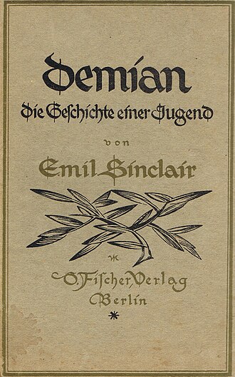Demian — page de titre