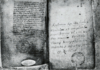L'Imitation de Jésus-Christ — page de titre