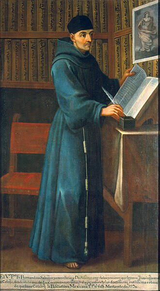 Portrait de Bernardino de Sahagún