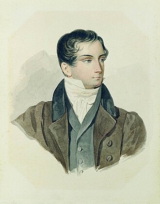 Portrait de Dmitri Vénévitinov