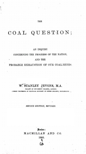 Sur la question du charbon — page de titre