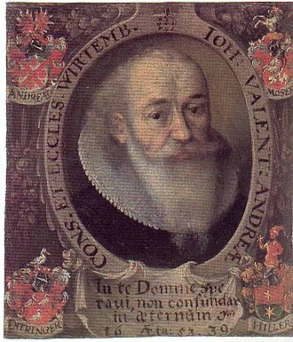 Portrait de Johann Valentin Andreae