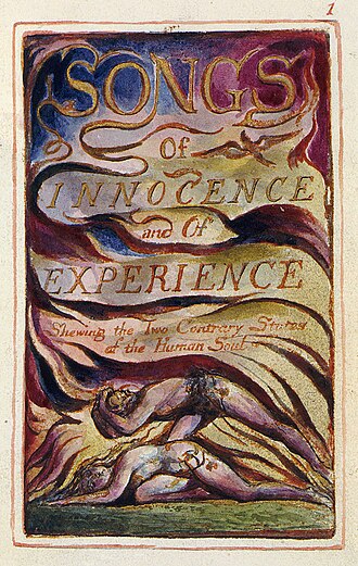 Songs of Innocence and of Experience — page de titre