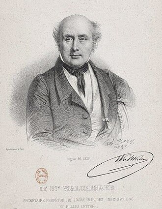 Portrait de Charles Athanase Walckenaer