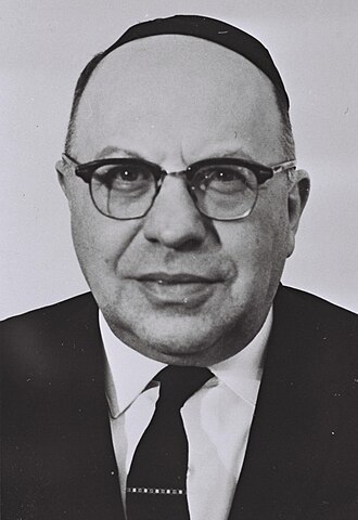 Portrait de Yosef Burg