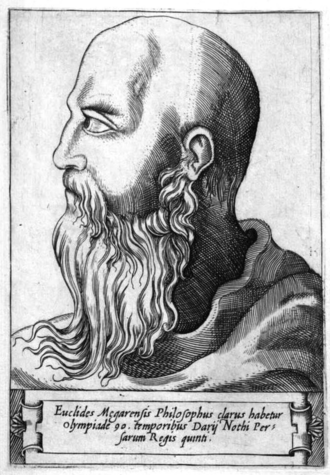 Portrait de Euclide de Mégare
