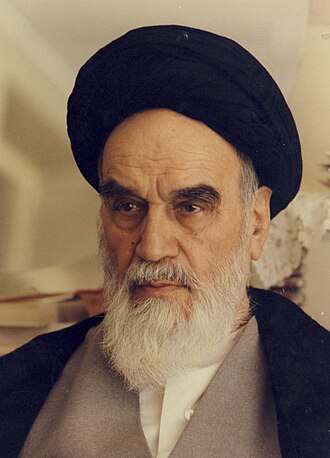 Portrait de Rouhollah Khomeini