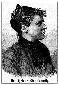 Portrait de Helene von Druskowitz