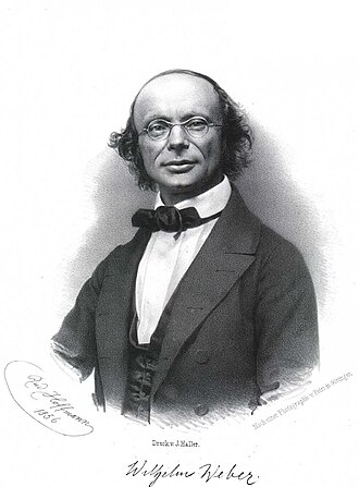 Portrait de Wilhelm Eduard Weber