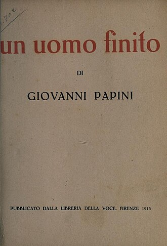 A Man — Finished — page de titre