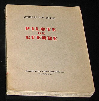 Pilote de guerre — page de titre