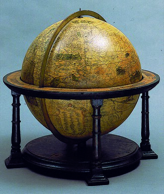 Globe terrestre de Mercator de 1541 — page de titre
