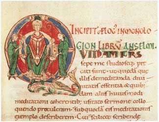 Monologion — page de titre
