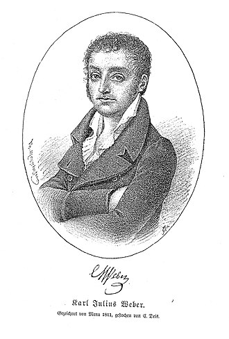 Portrait de Karl Julius Weber